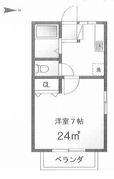 荻窪駅 徒歩15分 構造:軽量鉄骨造